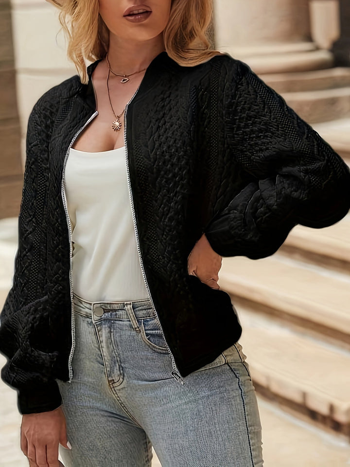 Blaithin | Hoogsluitende Oversized Poised Bomberjack