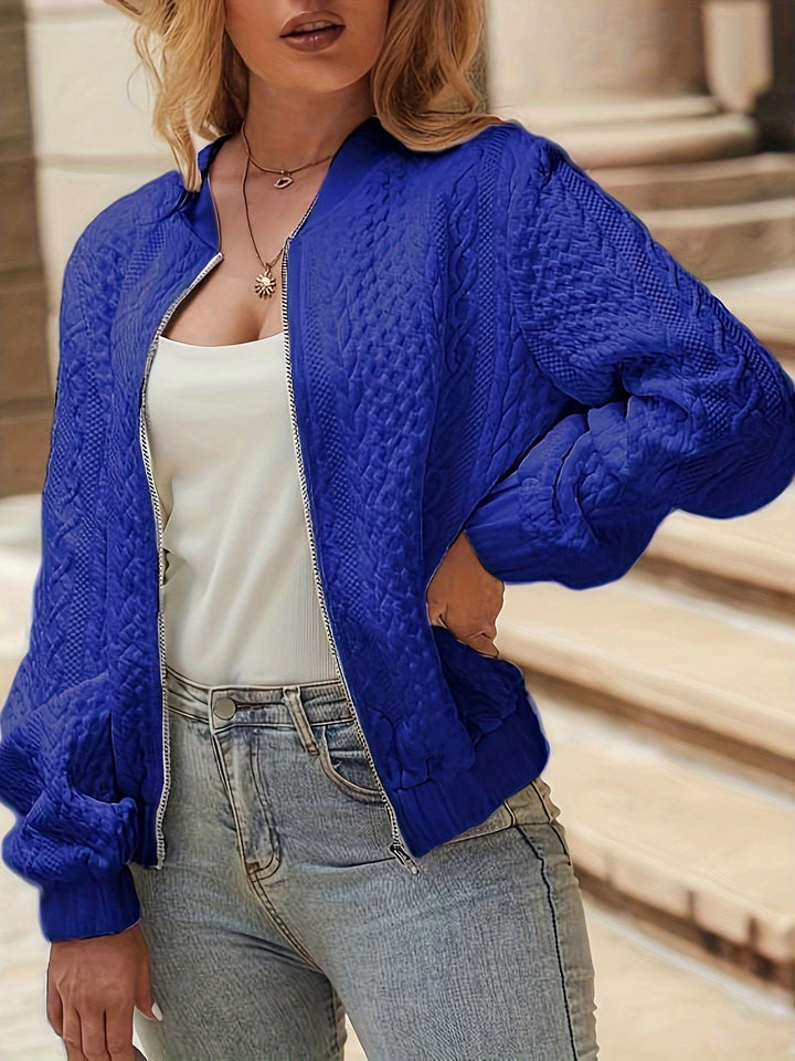 Blaithin | Hoogsluitende Oversized Poised Bomberjack