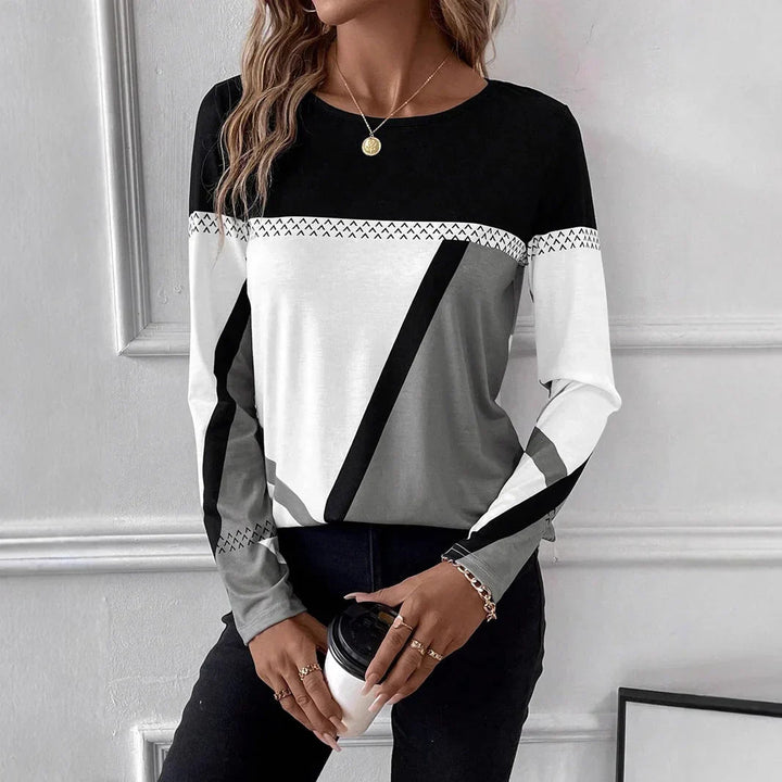 Tine - Stijlvol lange mouwenshirt