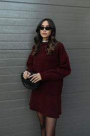 Violet | Gebreide set met Top en Rok
