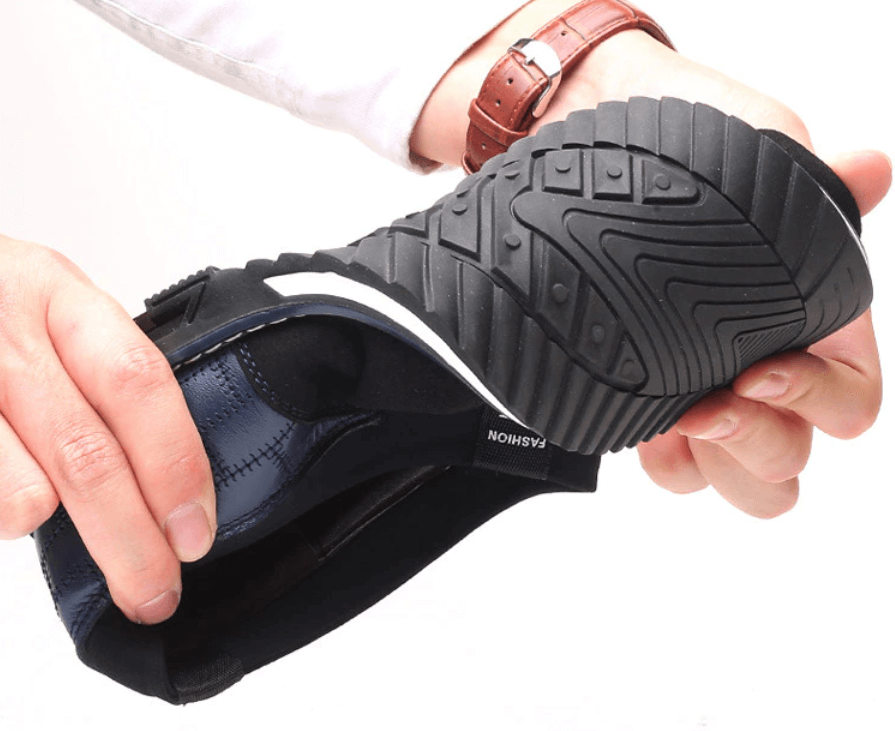 Heren Ademend Leren Dress Sneakers
