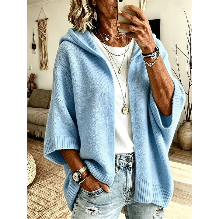 Harriet | Gezellige Hooded Open-Front Cardigan