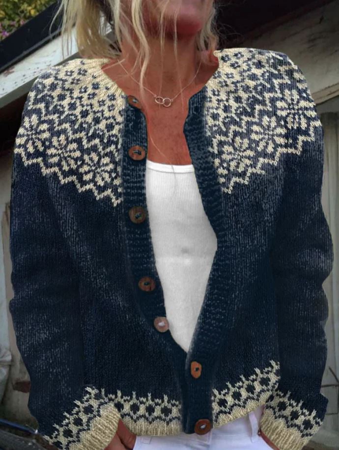 Hadley | Vintage Gebreide Cardigan