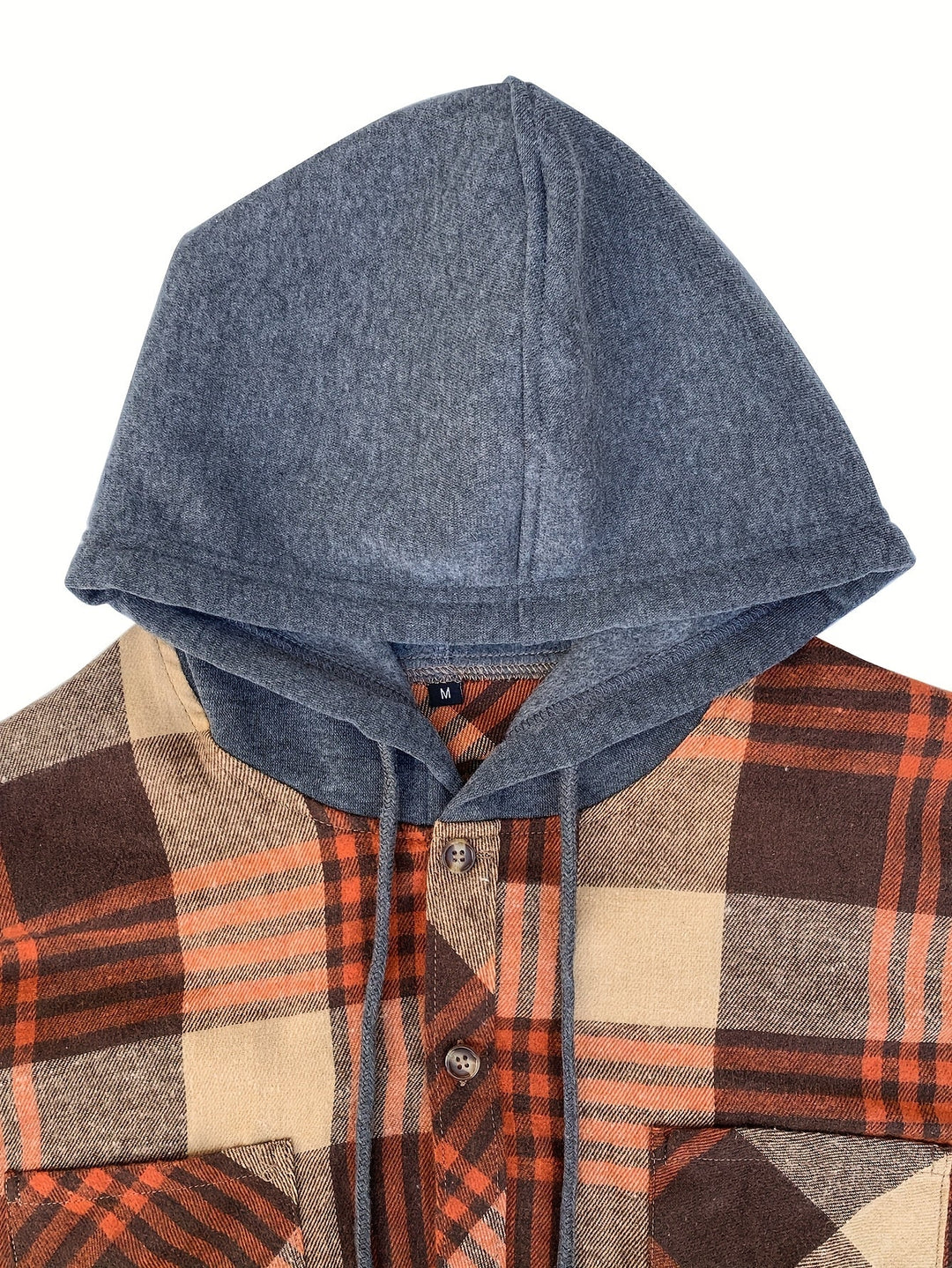 Braxton | Geruit Hooded Shirt