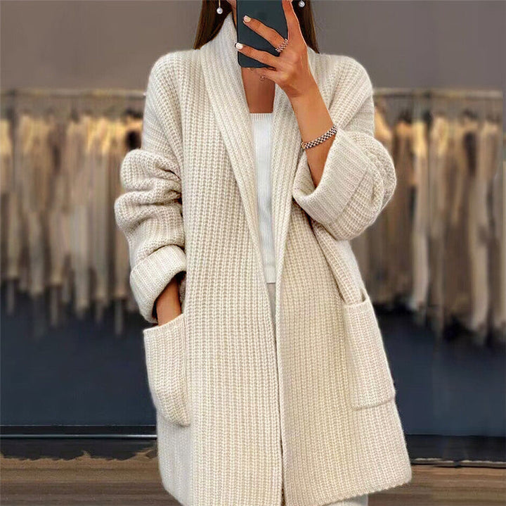 Dames Cardigan Oversized Open Voorkant