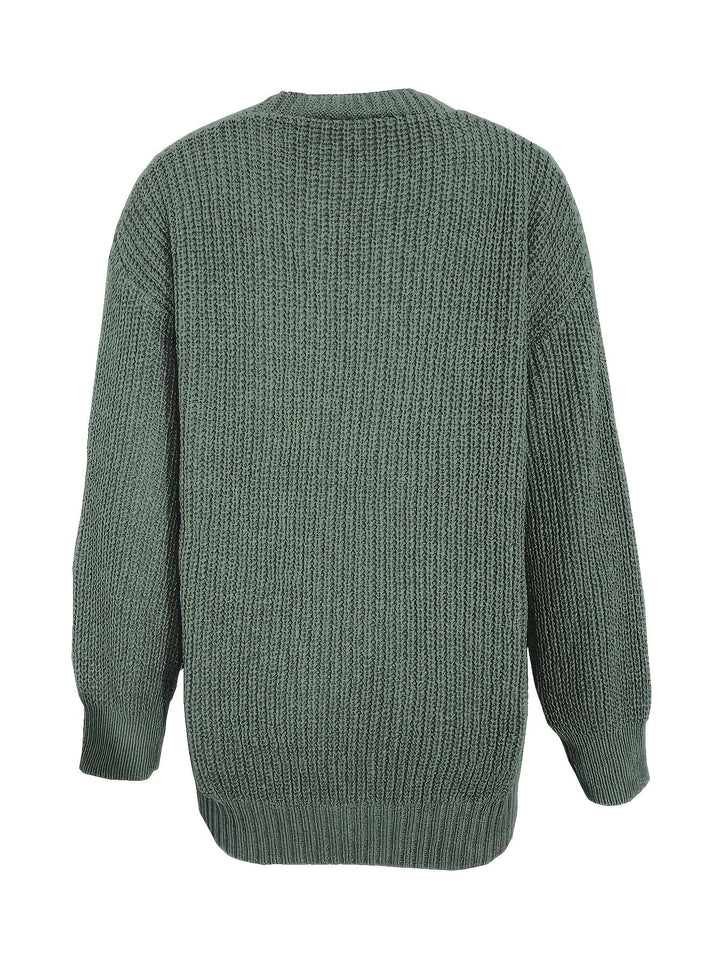Maisie | Ontspannen Knopen-Voorkant Cardigan