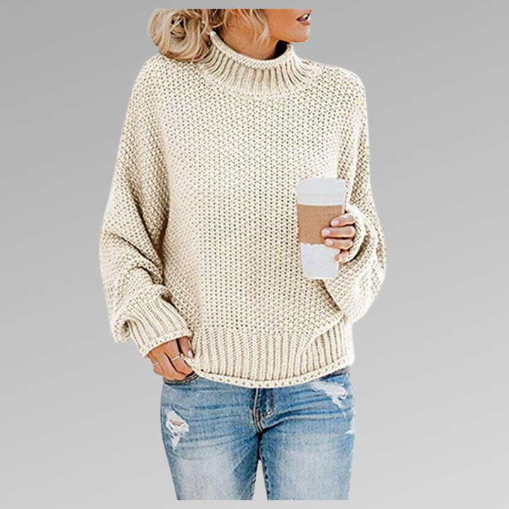 Dames Chunky Kabelgebreide Coltrui