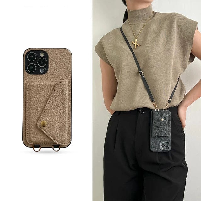 Eren | Dames Telefoonhoesje with Pasjeshouder and Crossbodyband