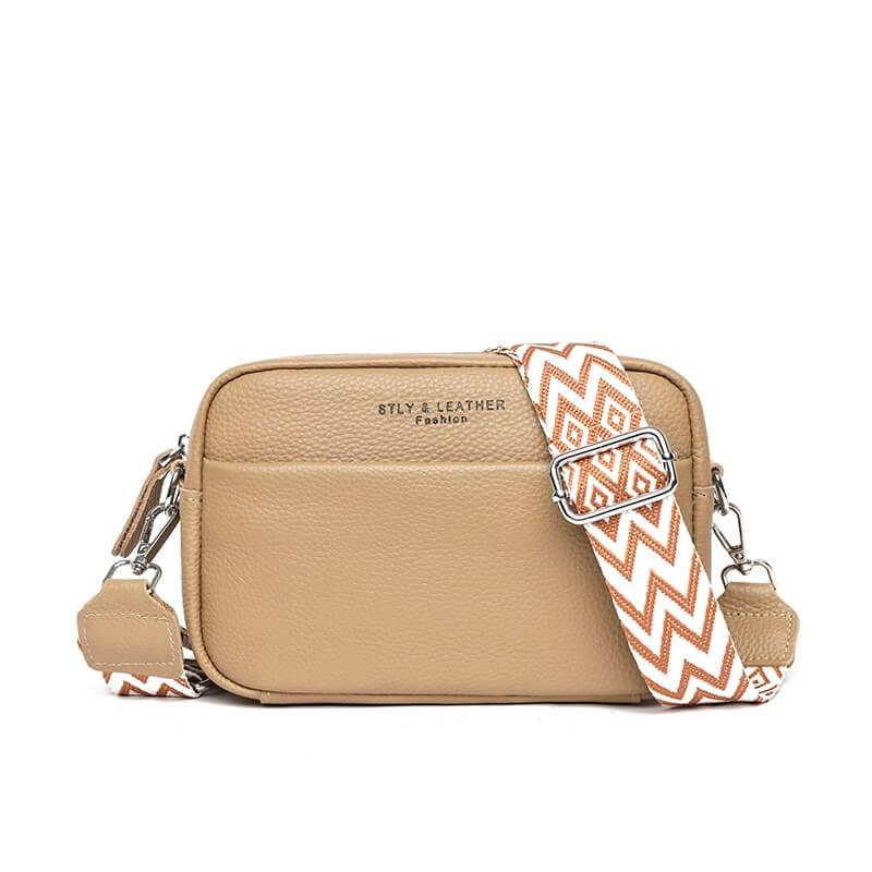 Rowan | Dames leren crossbody tas met verstelbare band