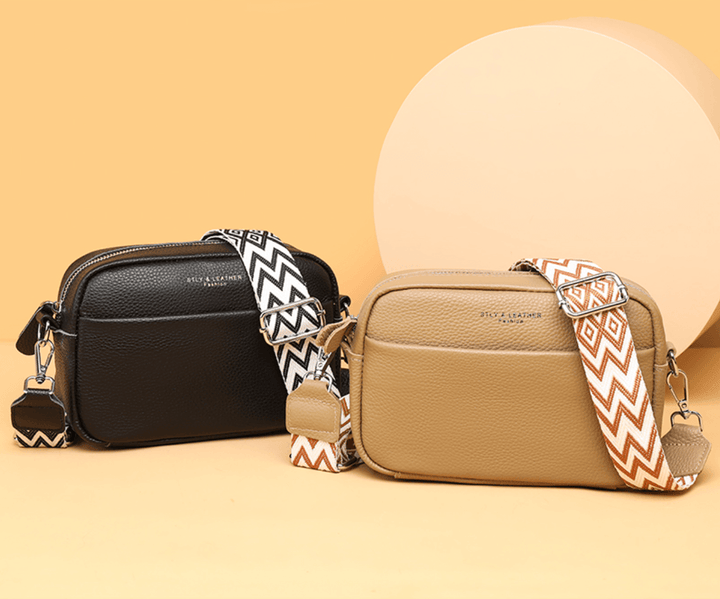 Rowan | Dames leren crossbody tas met verstelbare band
