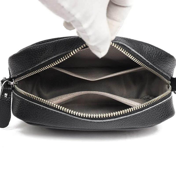 Rowan | Dames leren crossbody tas met verstelbare band