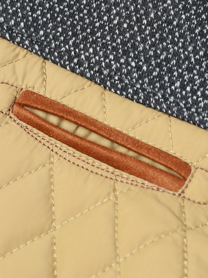 Gideon | Gequilted Staande Kraag Jast