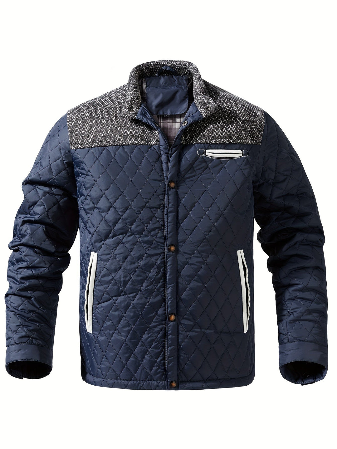 Gideon | Gequilted Staande Kraag Jast