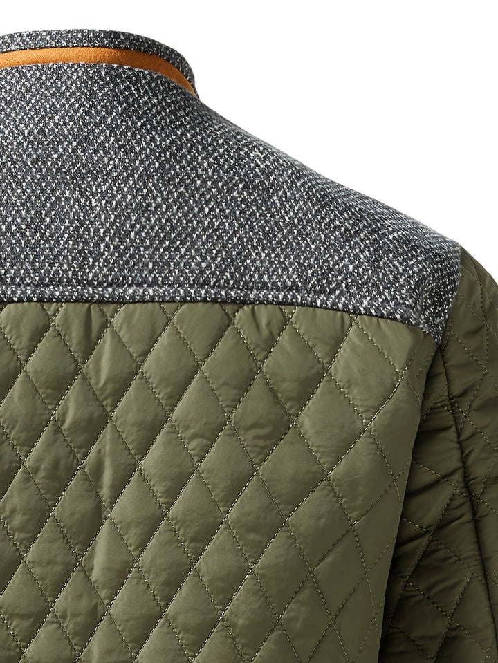 Gideon | Gequilted Staande Kraag Jast