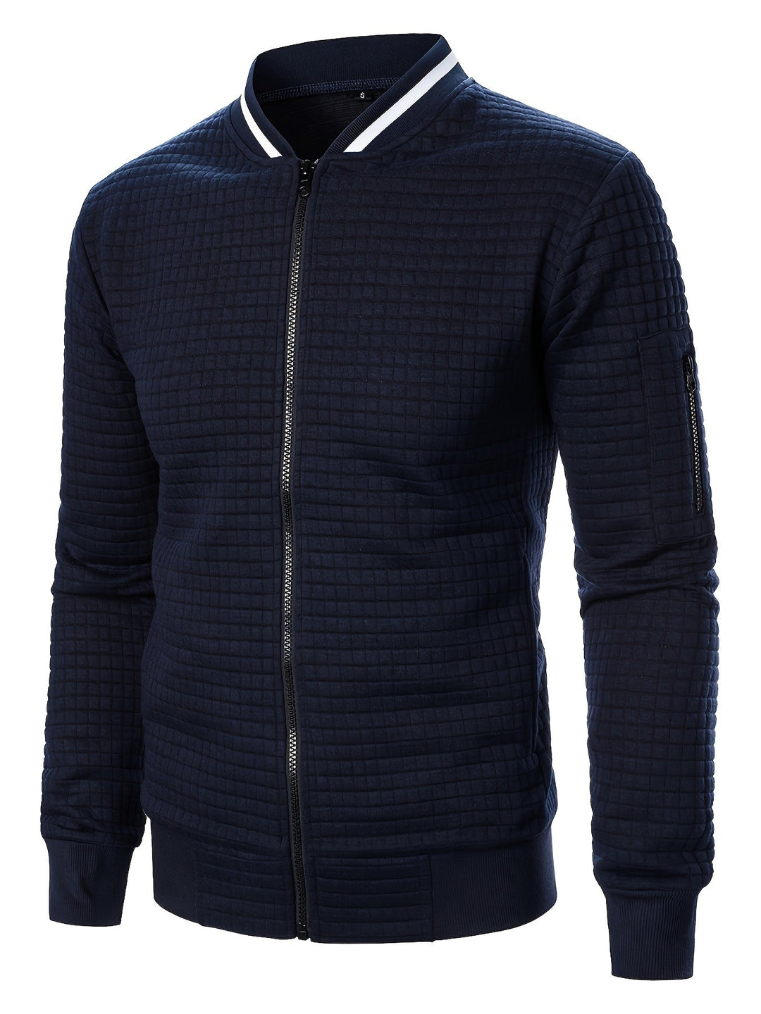 Raymond | Textured Zip-Up Bomberjack