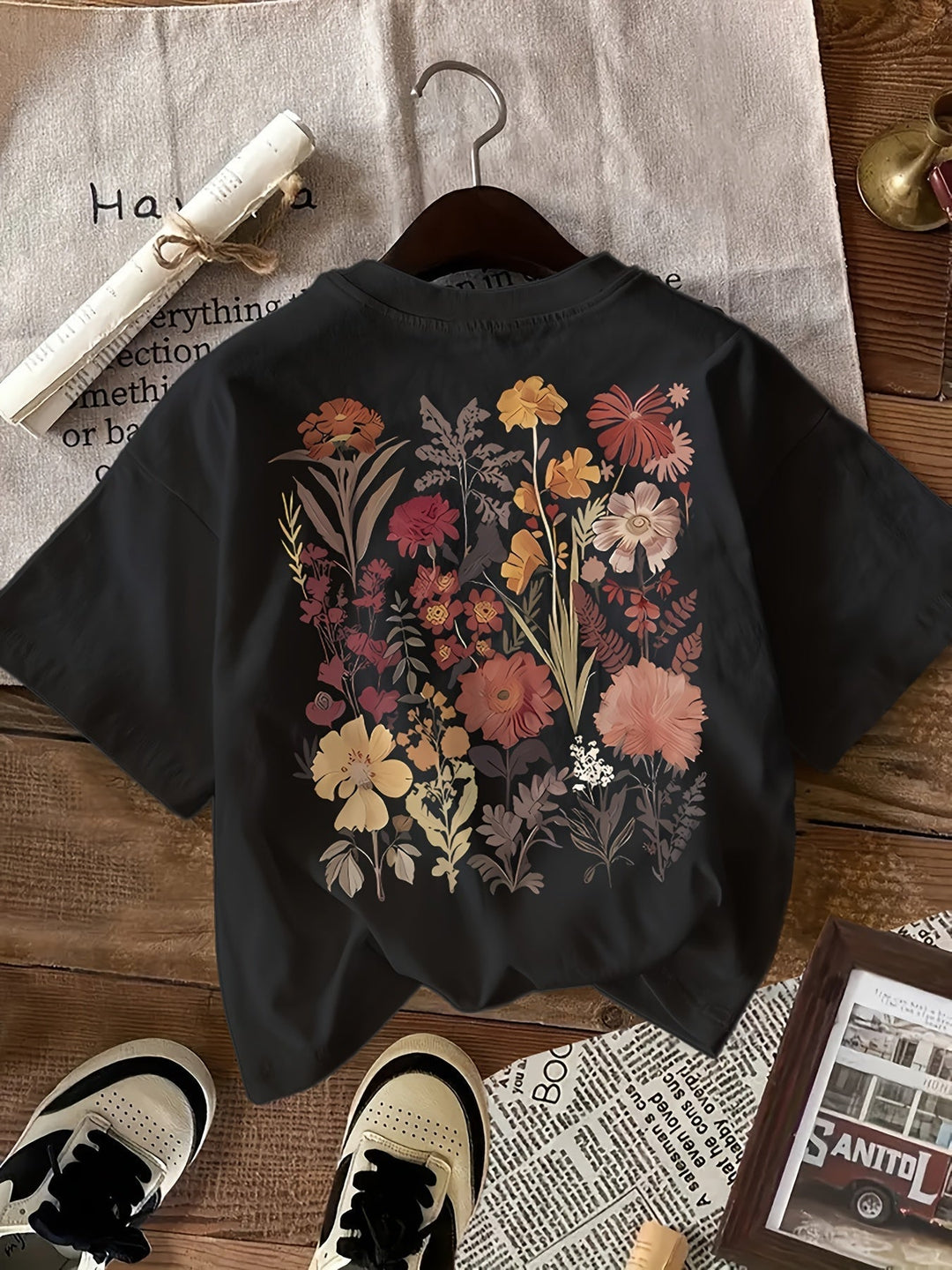 Amelie | Dames T-shirt met ronde hals print