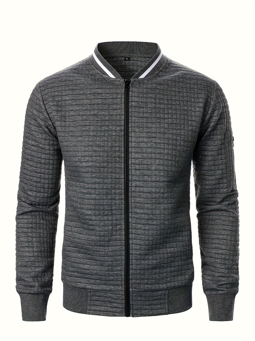 Raymond | Textured Zip-Up Bomberjack