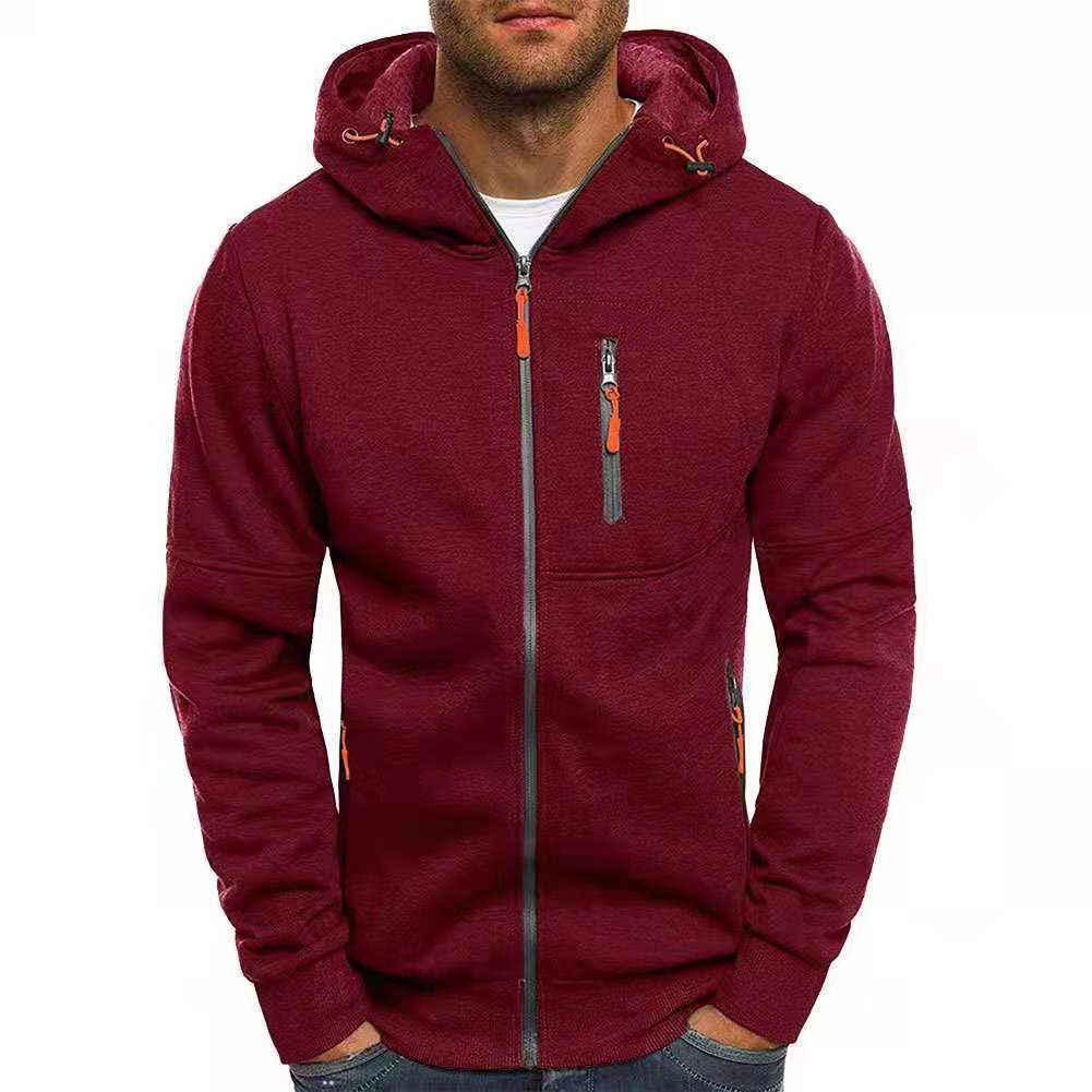 Callahan | Heren hoodie met rits en ritszakken