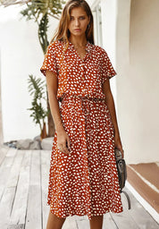 Luchtige Midi Zomerjurk - Elegant en Comfortabel
