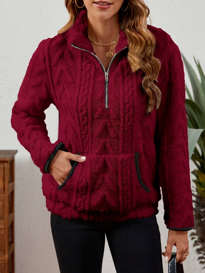 Delilah | Gezellige Half-Zip Pullover