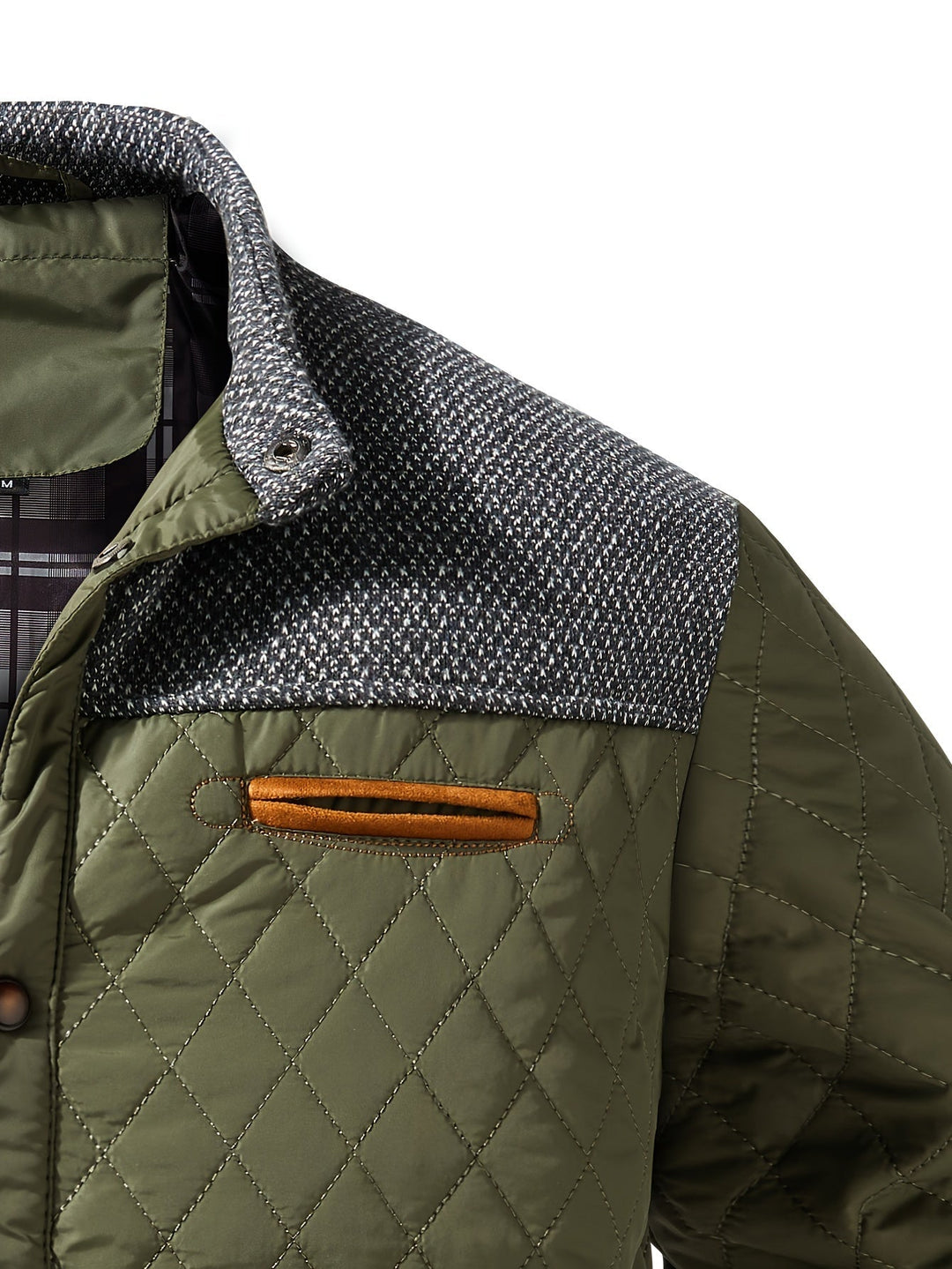 Gideon | Gequilted Staande Kraag Jast
