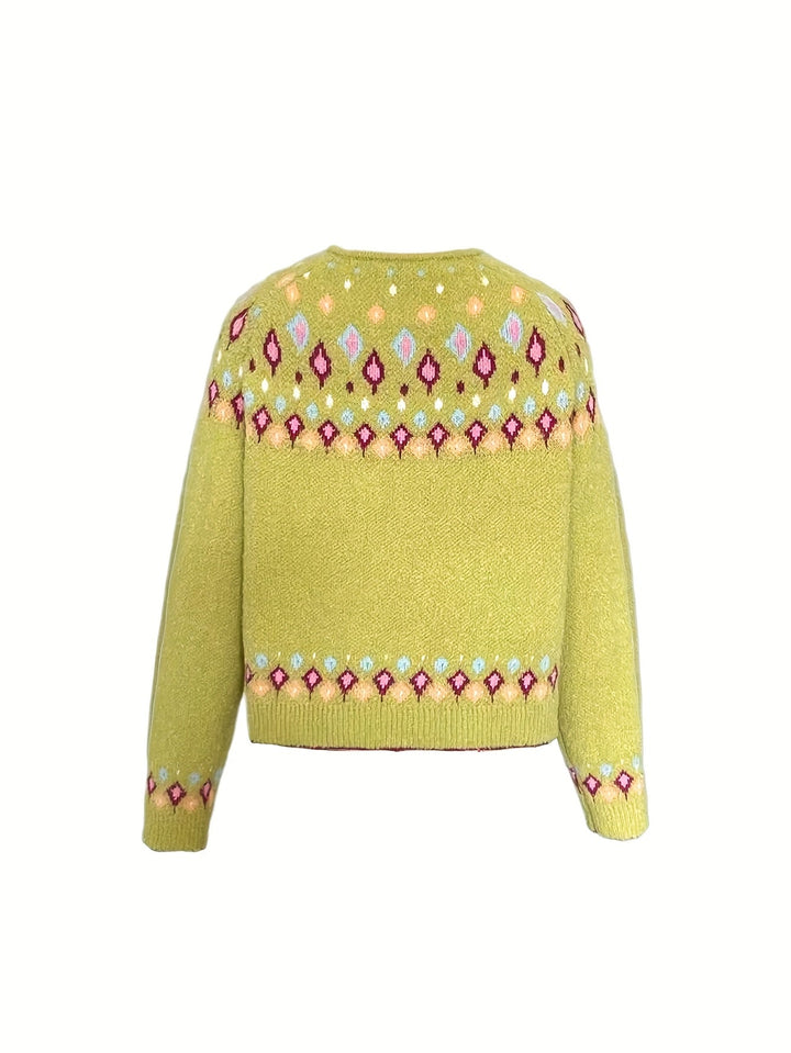 Esme | Nordic Geprinte Cardigan