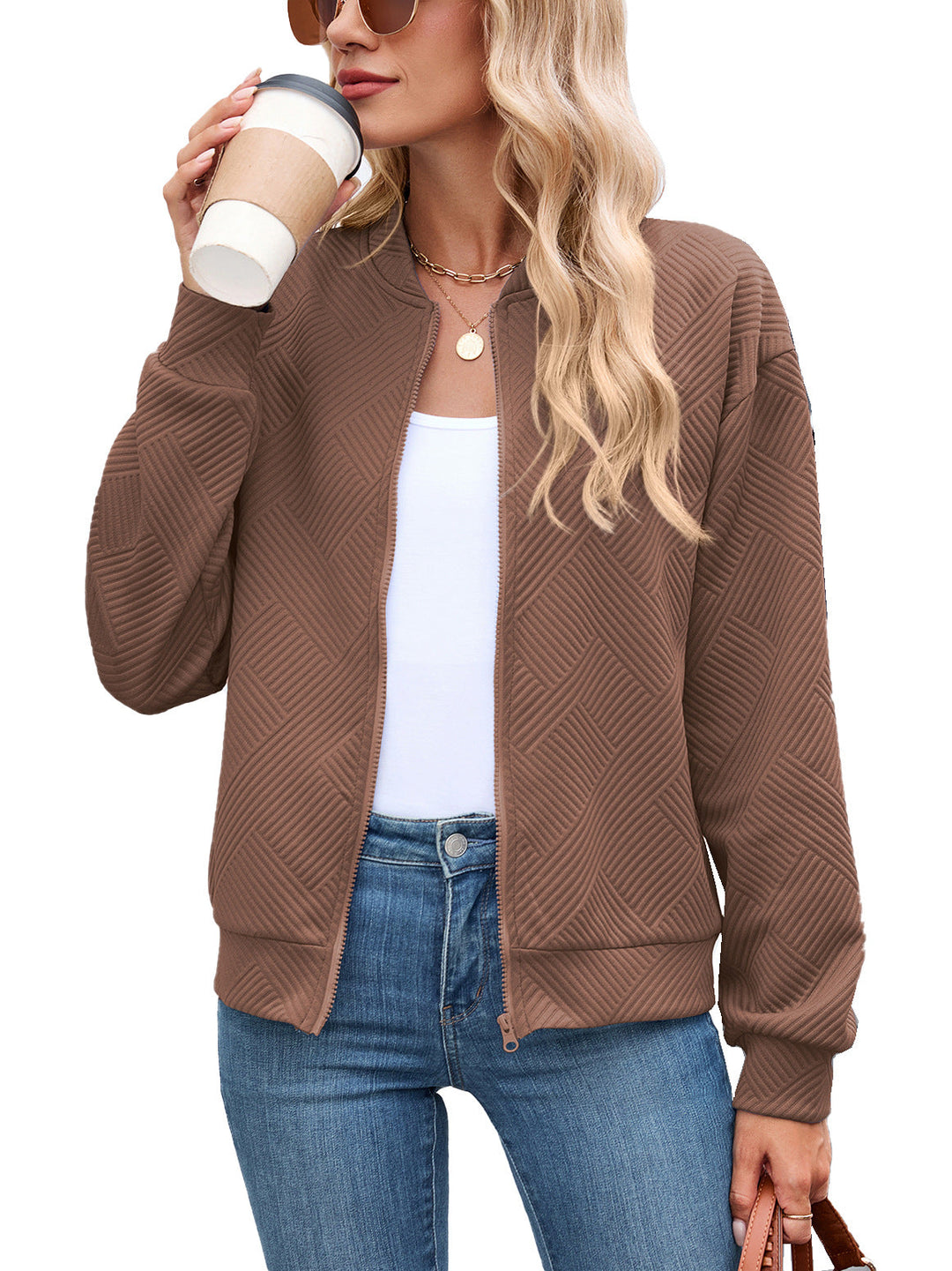 Eithne | Gequilted High-Neck Understated Puffer Jast