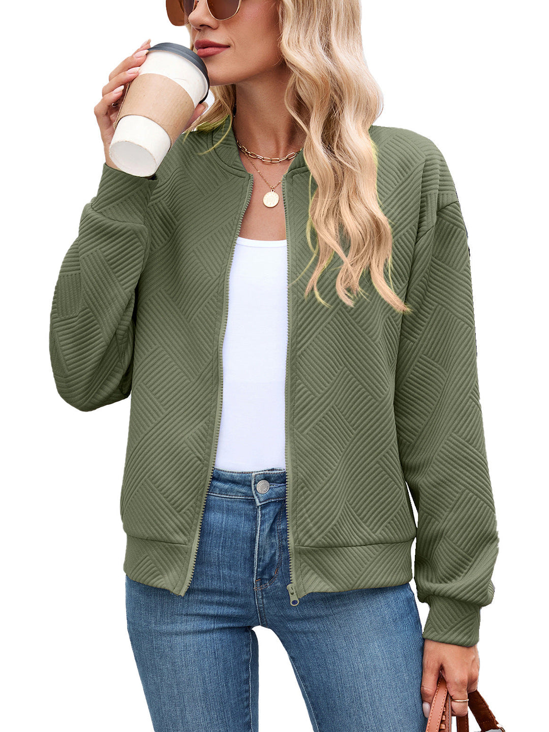Eithne | Gequilted High-Neck Understated Puffer Jast
