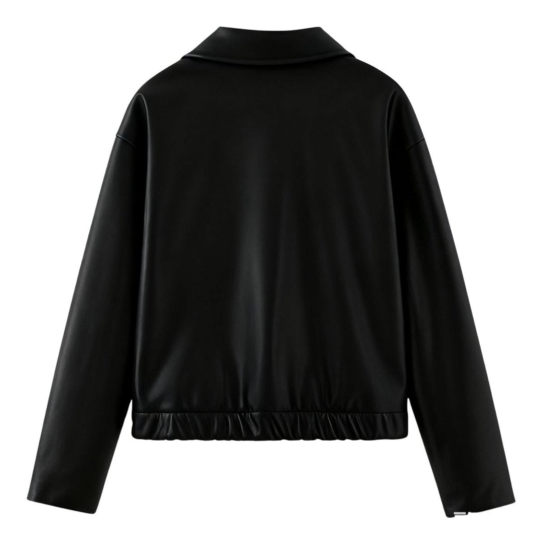 Elsa | Oversized Curated Editorial Leren Jas