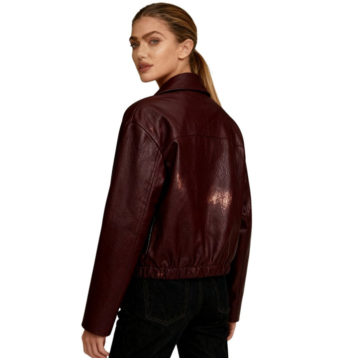 Elsa | Oversized Curated Editorial Leren Jas