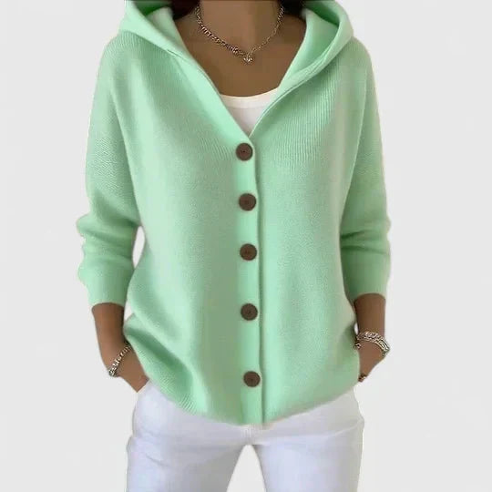 Emanuela | Ontspannen Hoodie Knopen Cardigan