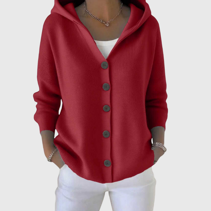Emanuela | Ontspannen Hoodie Knopen Cardigan