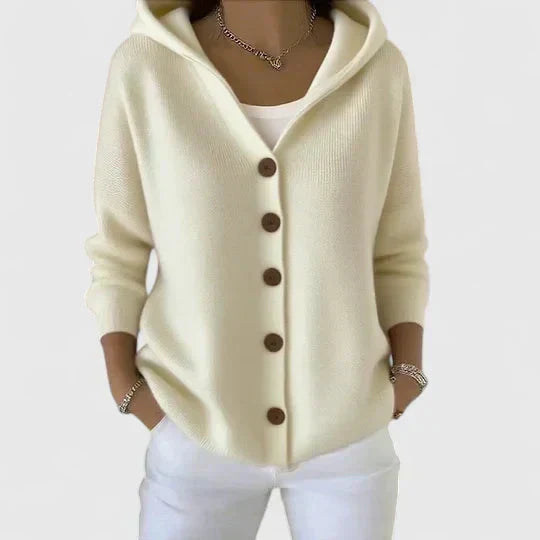 Emanuela | Ontspannen Hoodie Knopen Cardigan