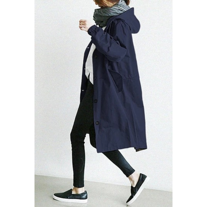 Esmée | Lange dames trenchcoat in diverse kleuren