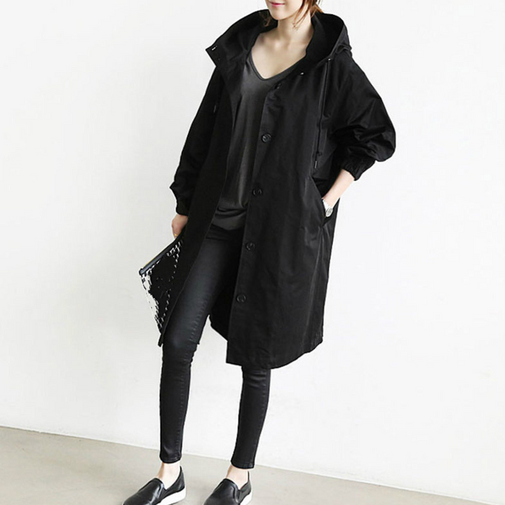 Esmée | Lange dames trenchcoat in diverse kleuren