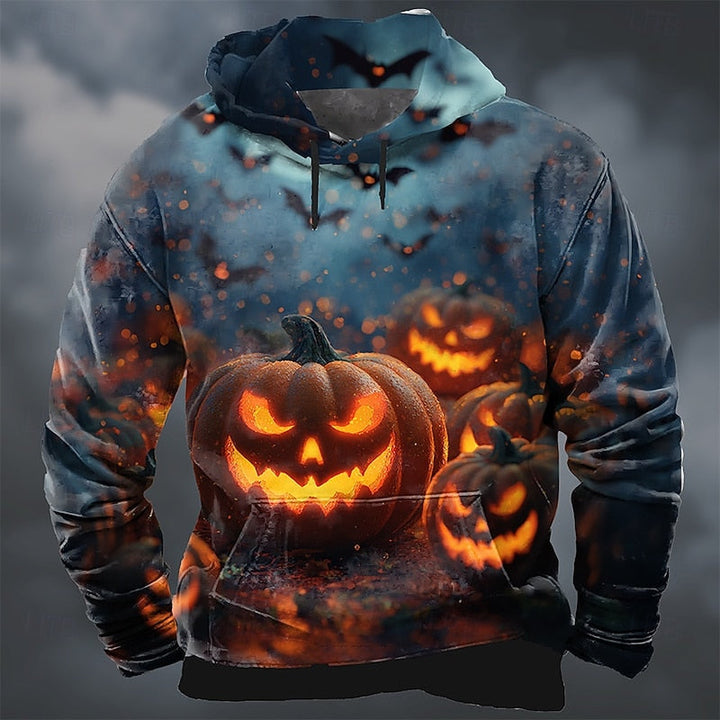 Barnaby | Halloween Pompoenprint Hoodie