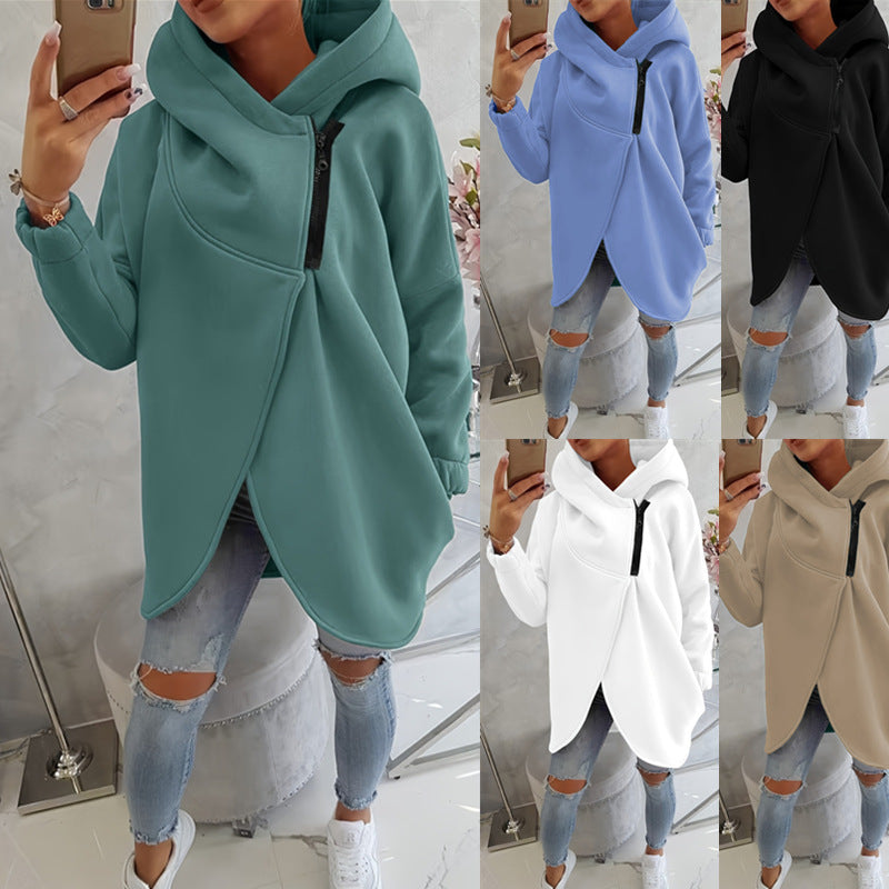 Emma - Comfortabele Zip-Up Hoodie