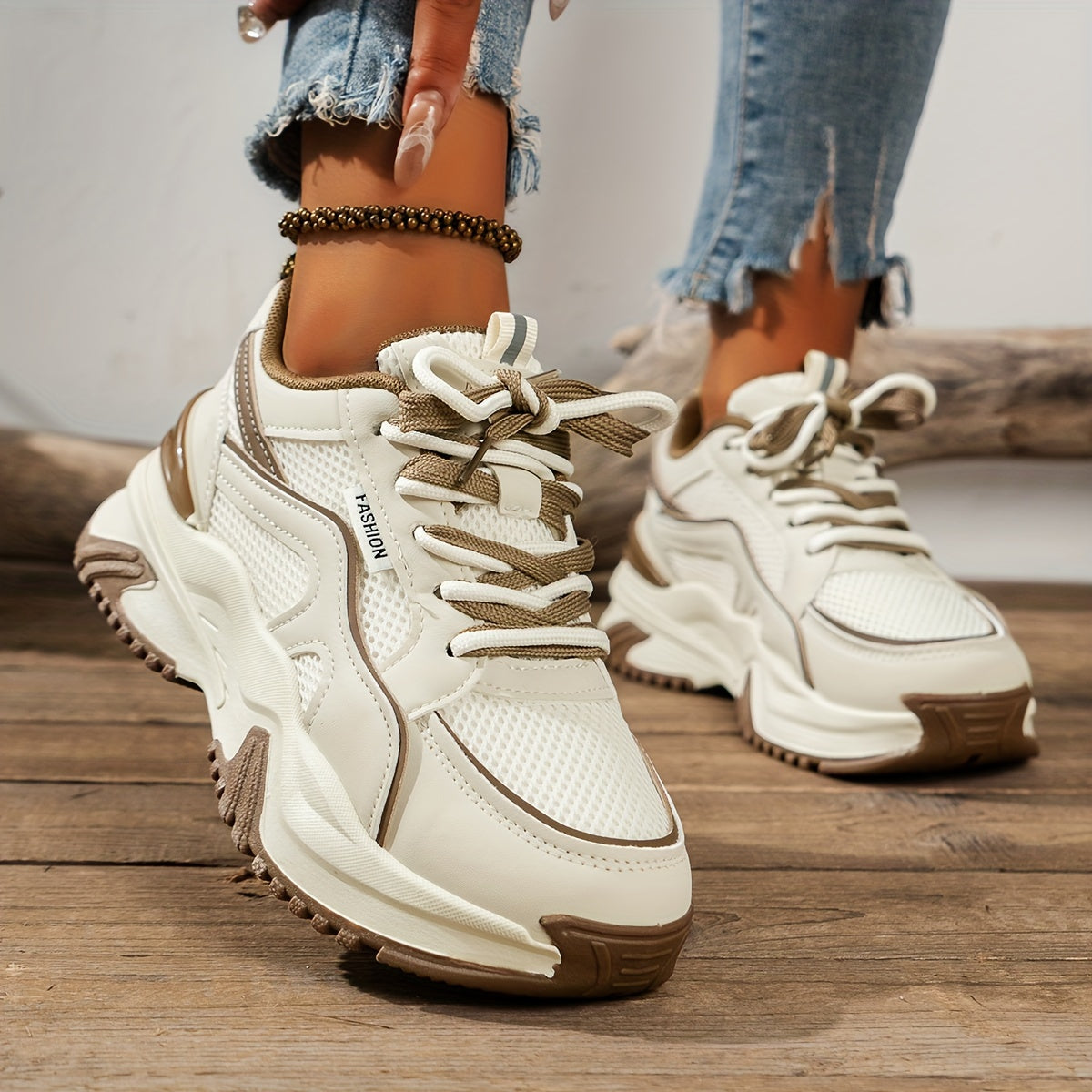 Sage | Trendy Sportieve Sneakers - Comfort en Performance