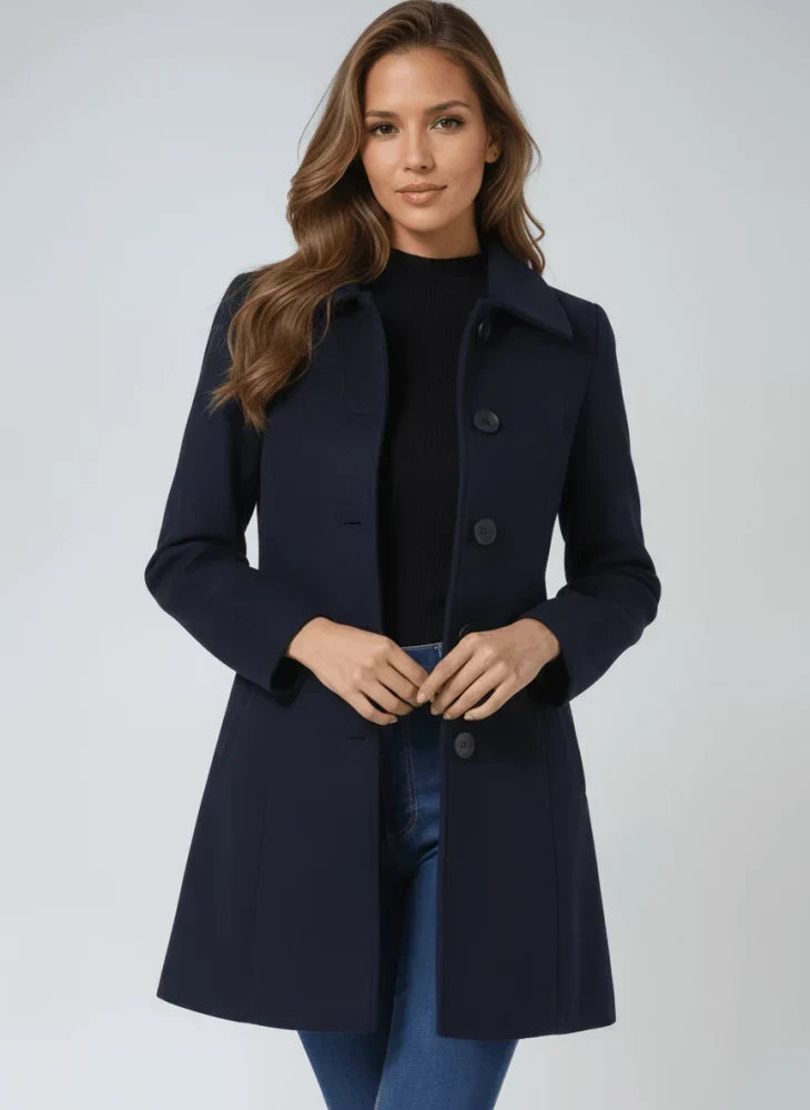 Fionnuala | Gestructureerde Sculpted Draped Coat