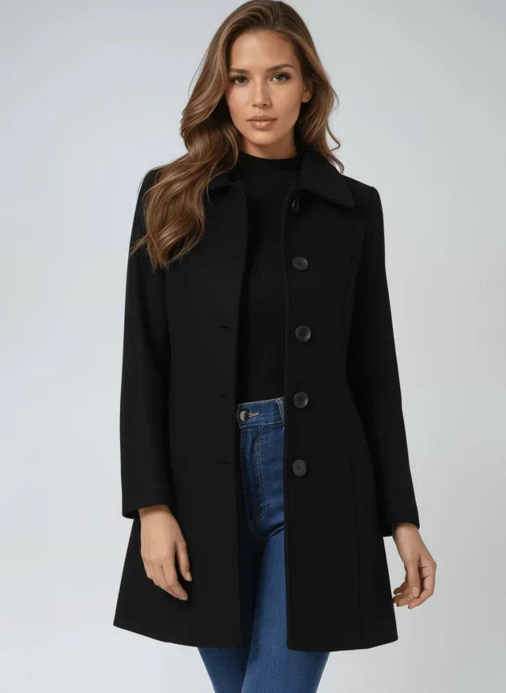 Fionnuala | Gestructureerde Sculpted Draped Coat