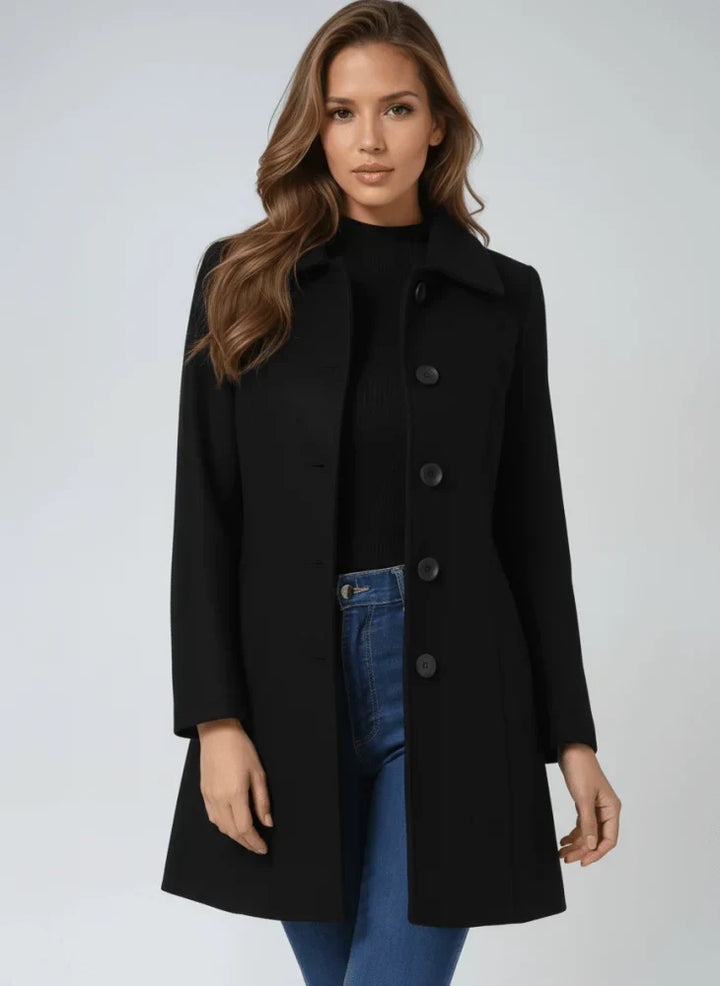 Fionnuala | Gestructureerde Sculpted Draped Coat