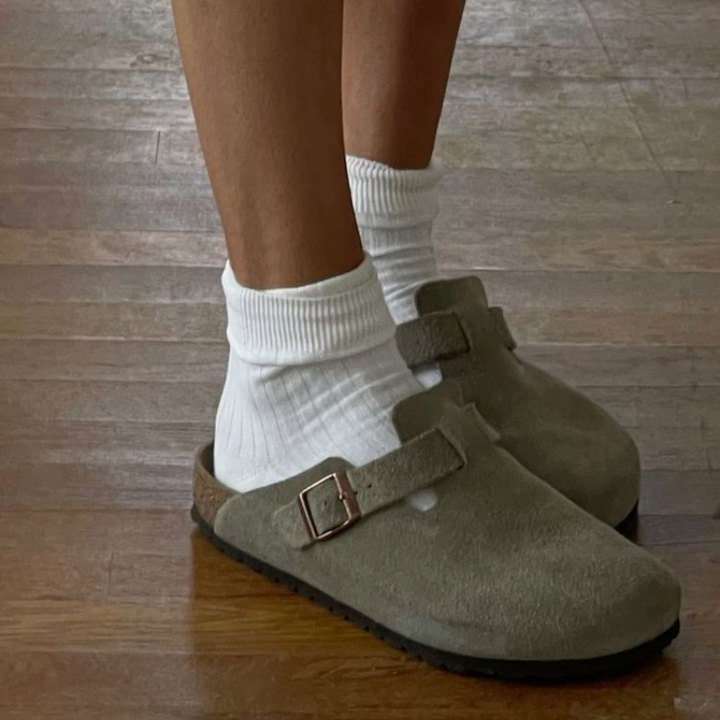 Felicity | Unisex pantoffels met gespband profielzool
