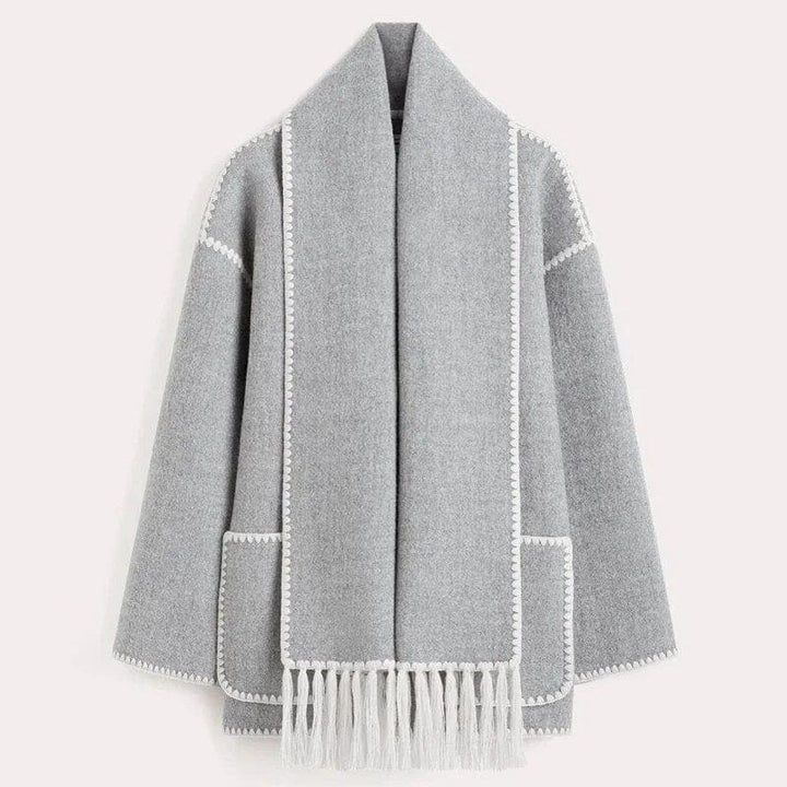 Dames Franje Trim Open Voor Cardigan