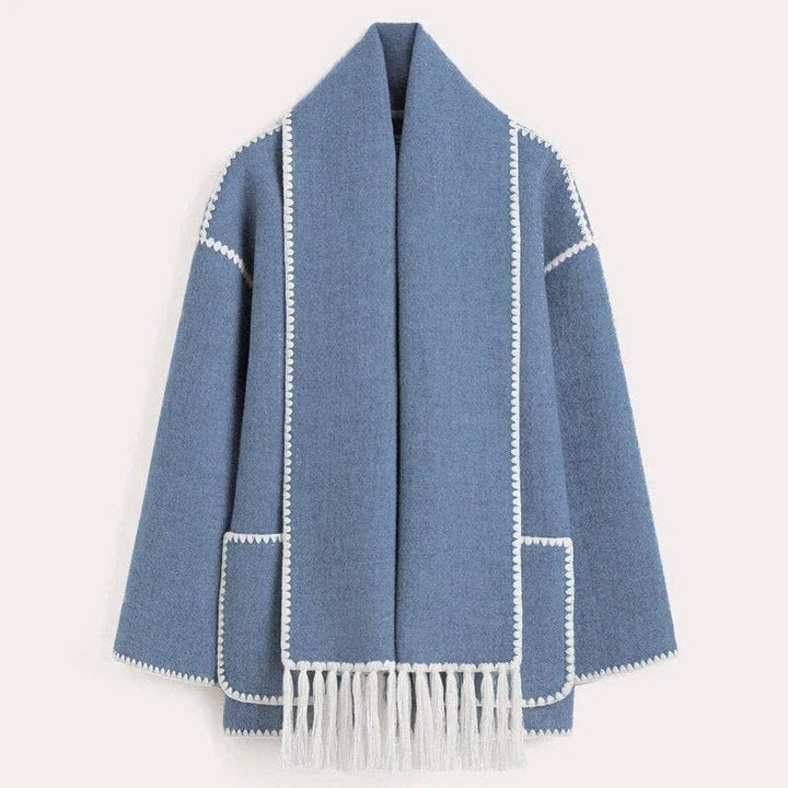 Dames Franje Trim Open Voor Cardigan