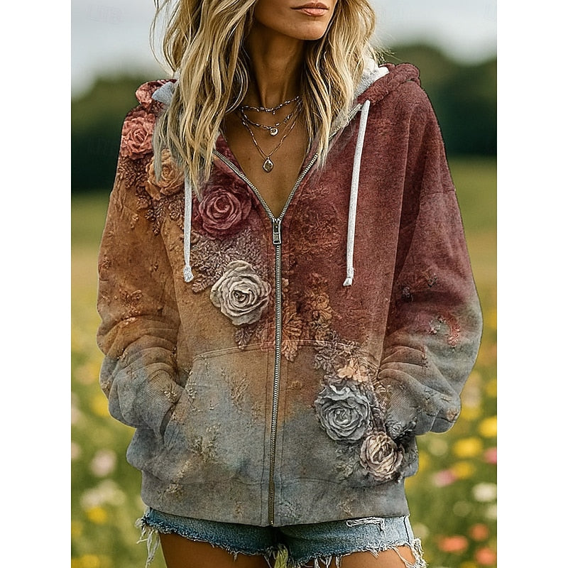 Wilg | Natuur-geïnspireerde Zip-Up Hoodie