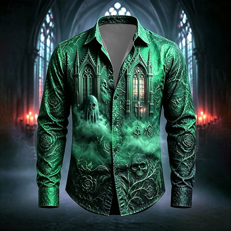 Victor | Gotische Halloween Statement Shirt
