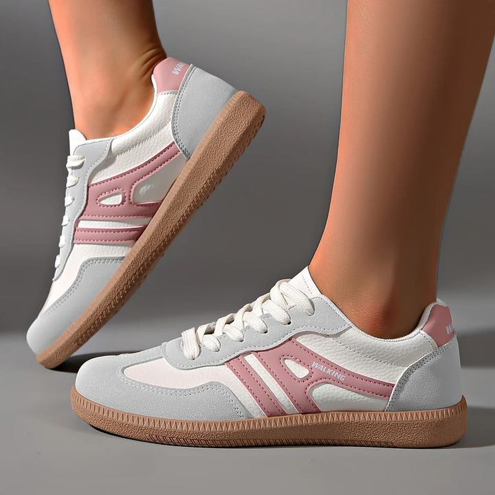 Maud | Dames sneakers met panelen veters