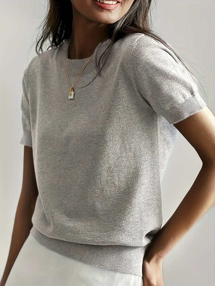 Miranda | Dames T-shirt met korte mouwen ronde hals