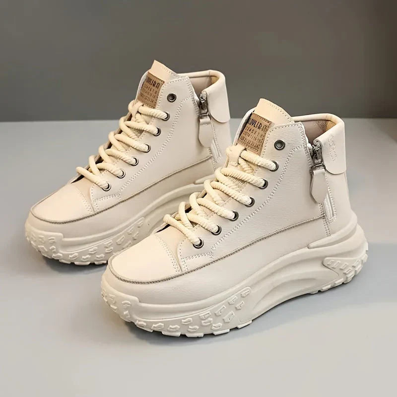 Avani | Dames sneakers met platform rits