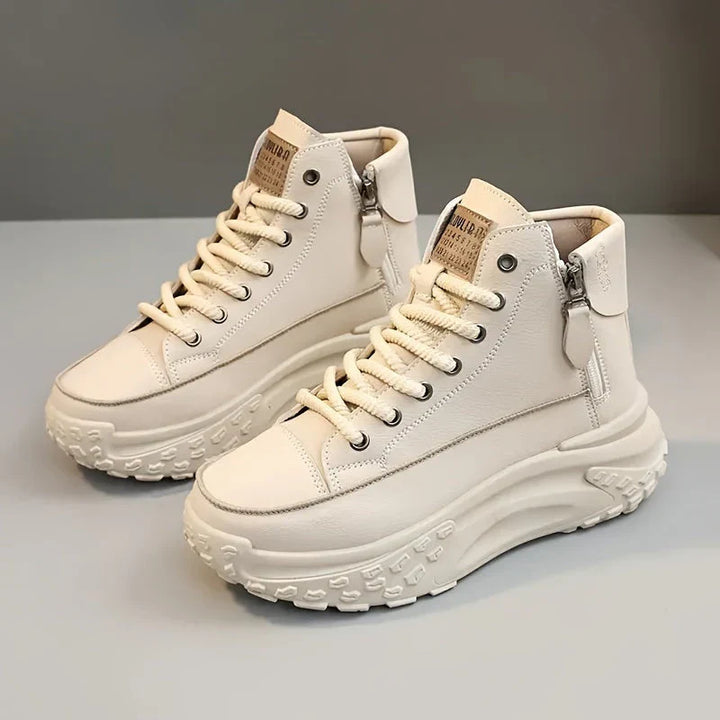 Avani | Dames sneakers met platform rits